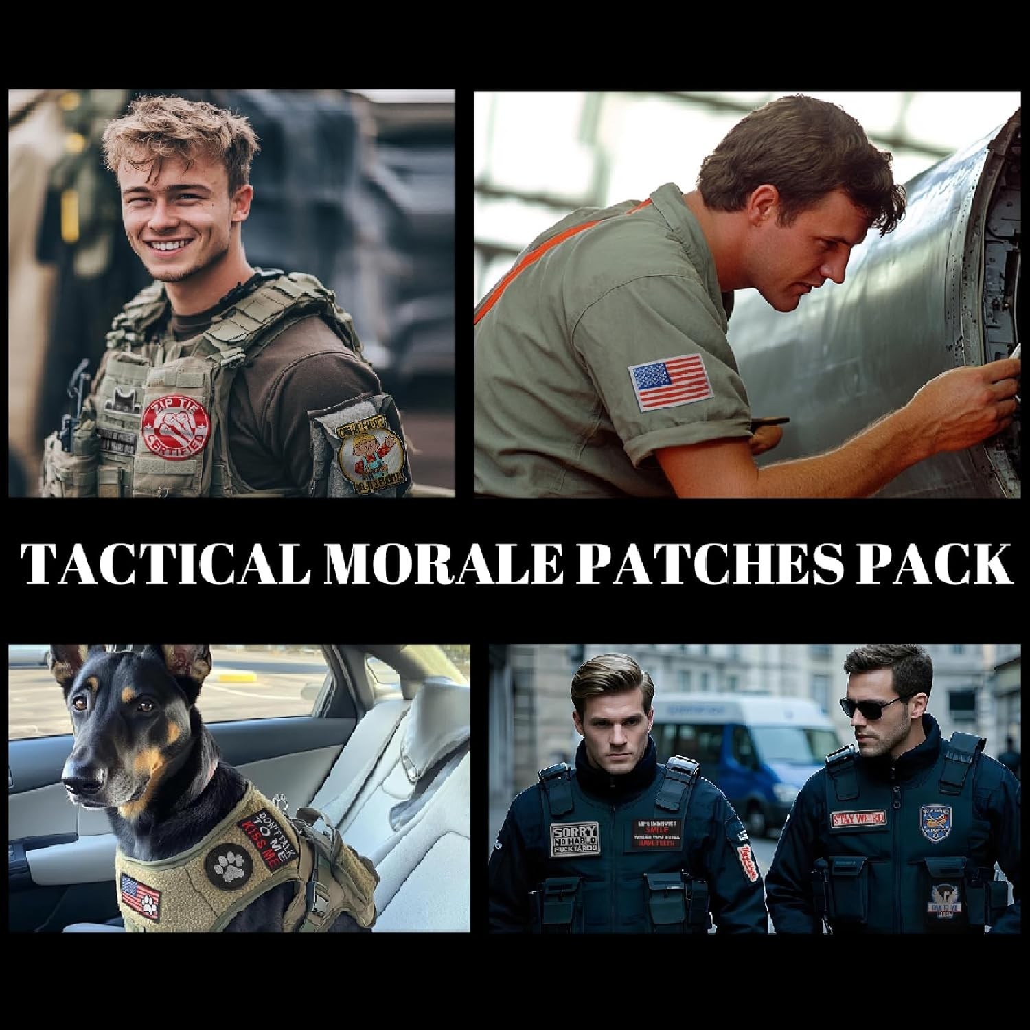Unique 50-Piece Embroidered Patch Assortment