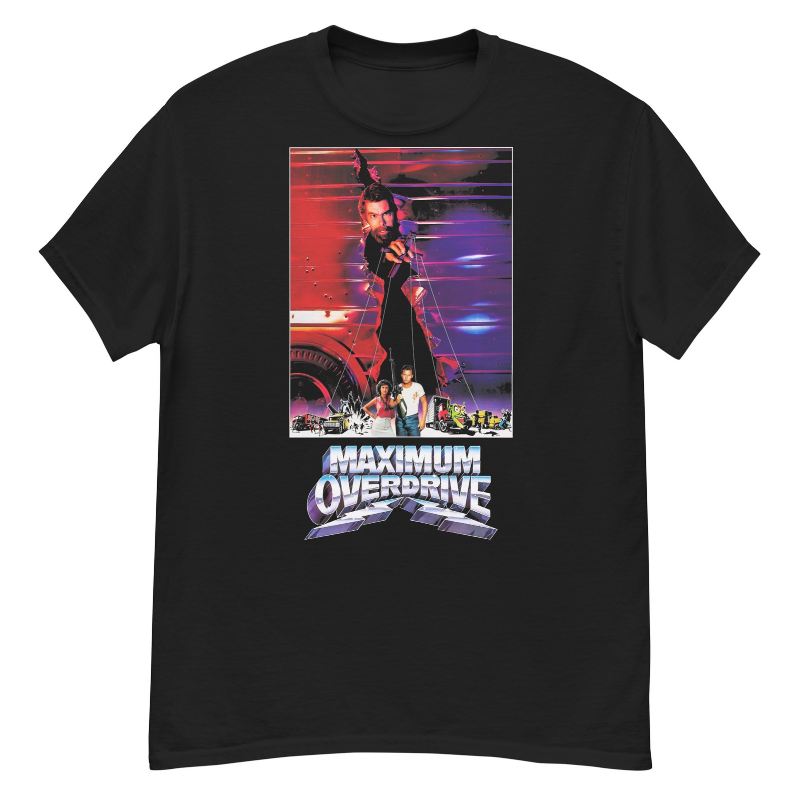Maximum Overdrive cult Stephen King horror film fan art t-shirt