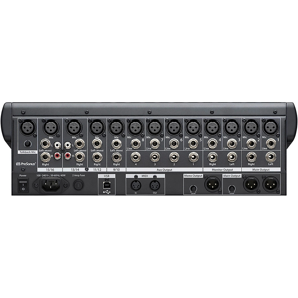 PreSonus StudioLive 16.0.2 USB 16x2 Performance and Recording Digital Mixer