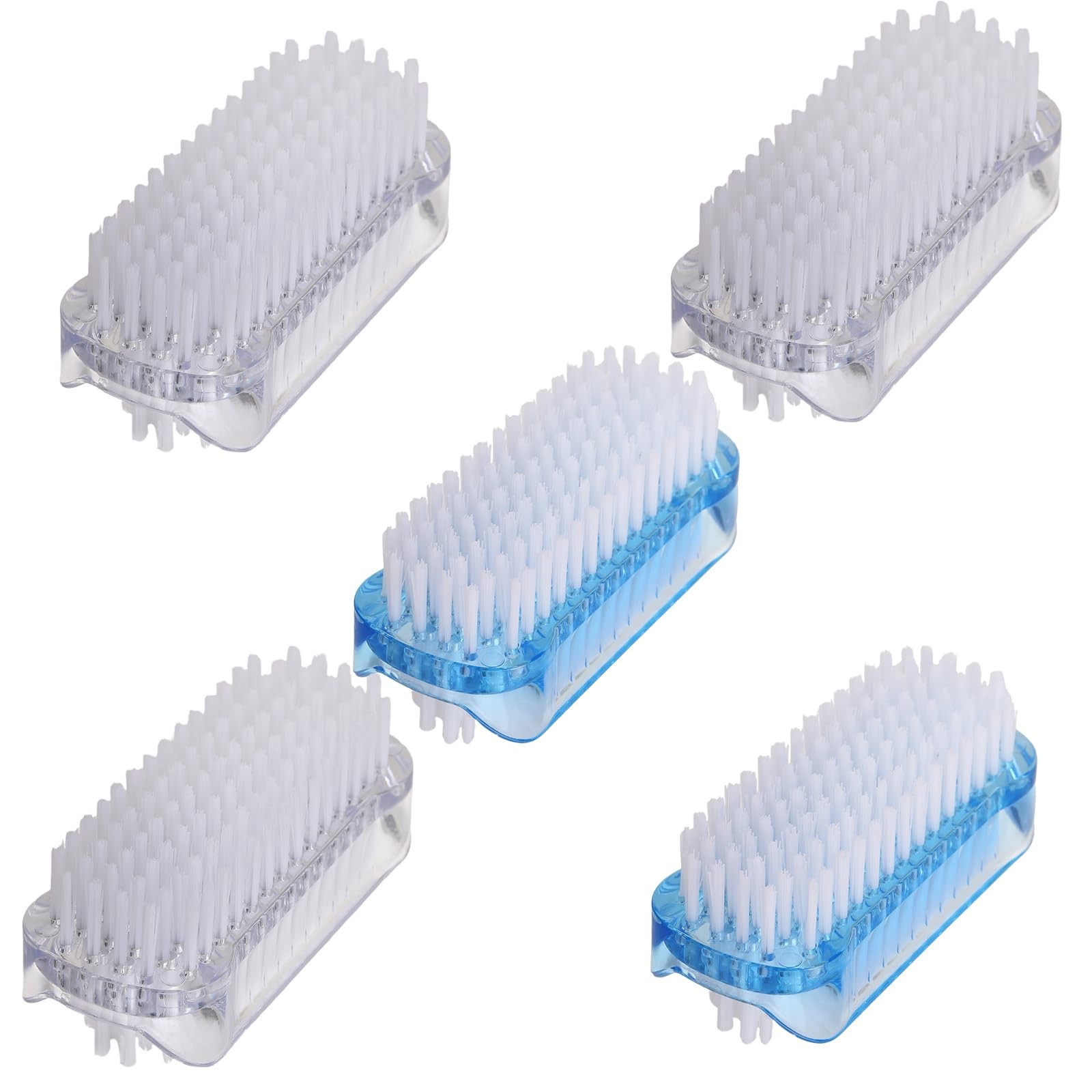 5 Pack Nail Brush for Cleaning Fingernails  Two Sided Hand Fingernail Scrub B...