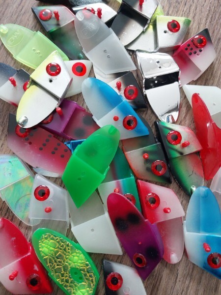 Bulk Trolling Meat Rig Head Grab Bags mixed colors!  Buy more, save more!