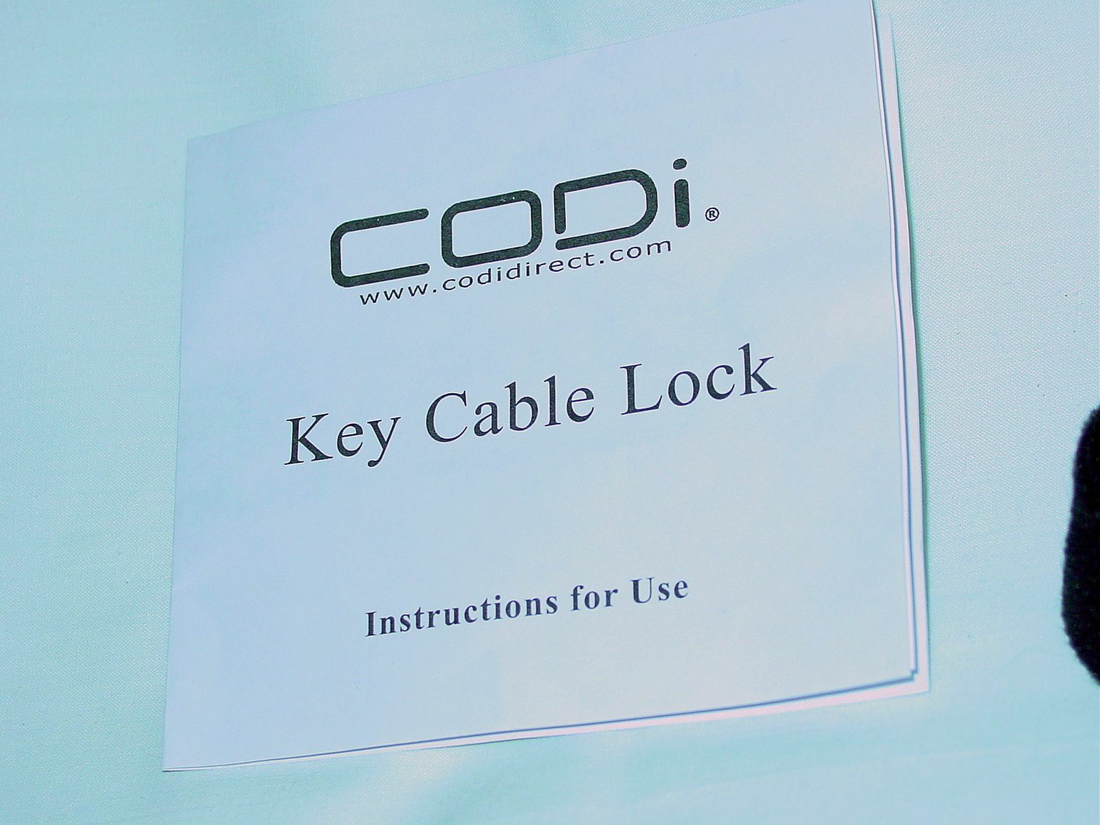 New CODi Laptop Notebook Key Cable Lock Security Anti Theft System 6.5 Feet
