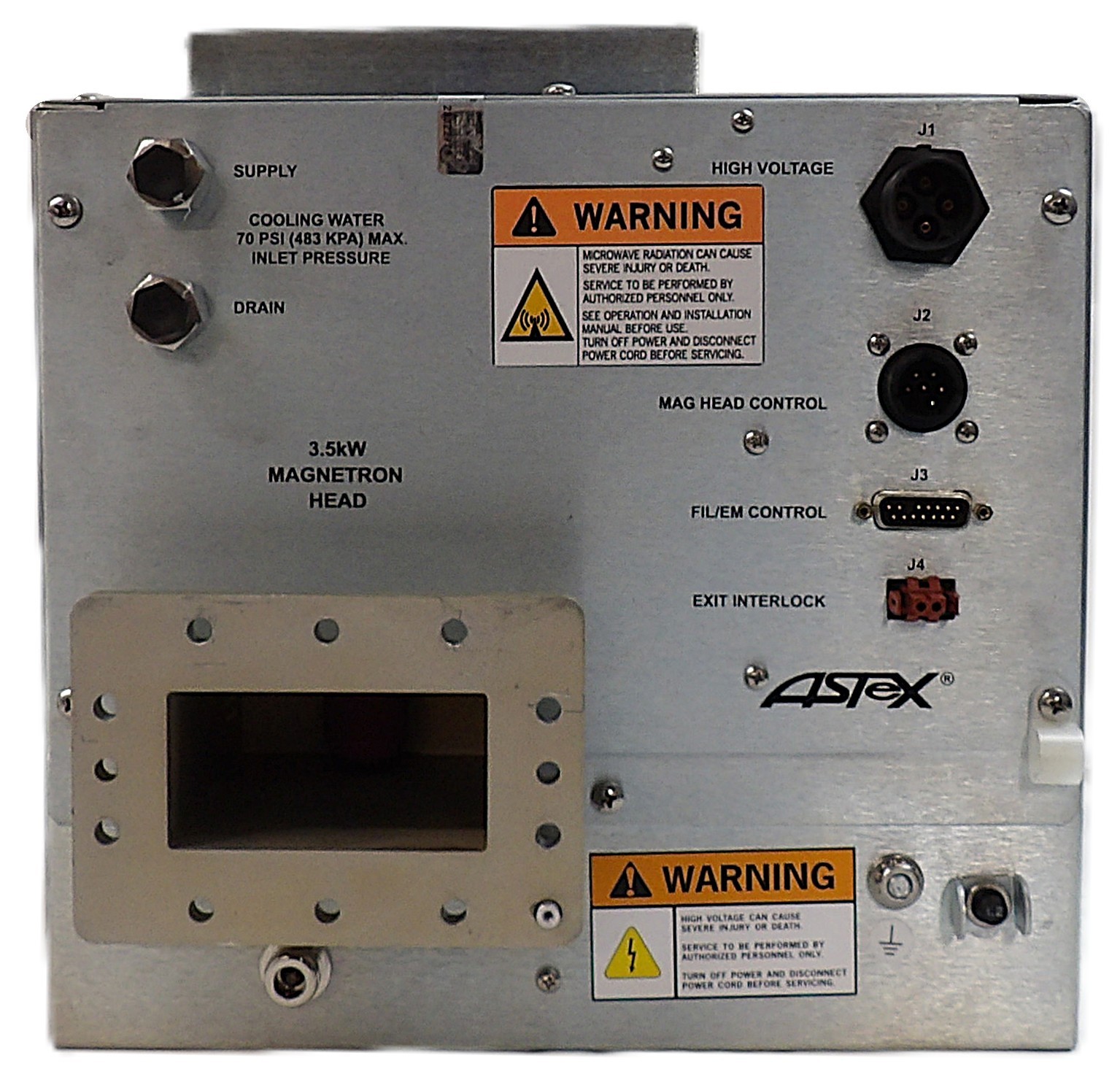 ASTeX Applied Science & Technology D13449 3.5kW Magnetron 0190-18128 Refurbished