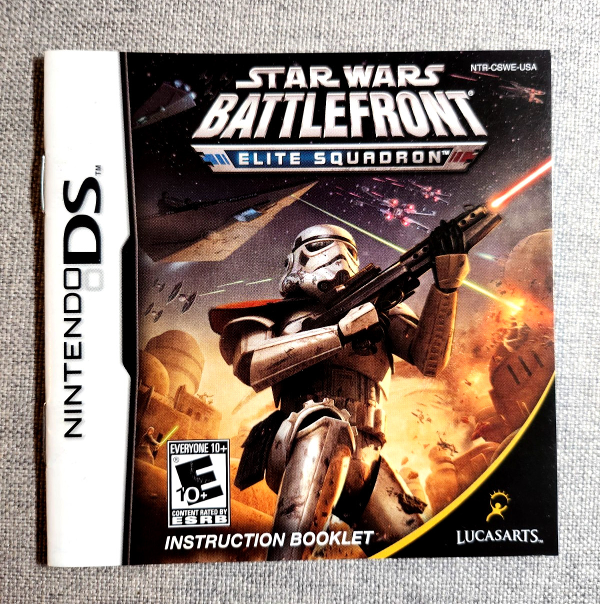 Star Wars Battlefront ES Instruction Booklet - Manual Only - Nintendo DS