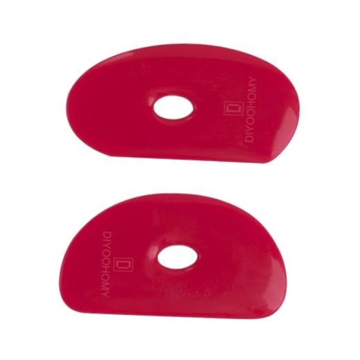 Red-2 Ceramic Ribs for Ceramic Tools - Soft Silicone - Ceramic - Sizes 2-4