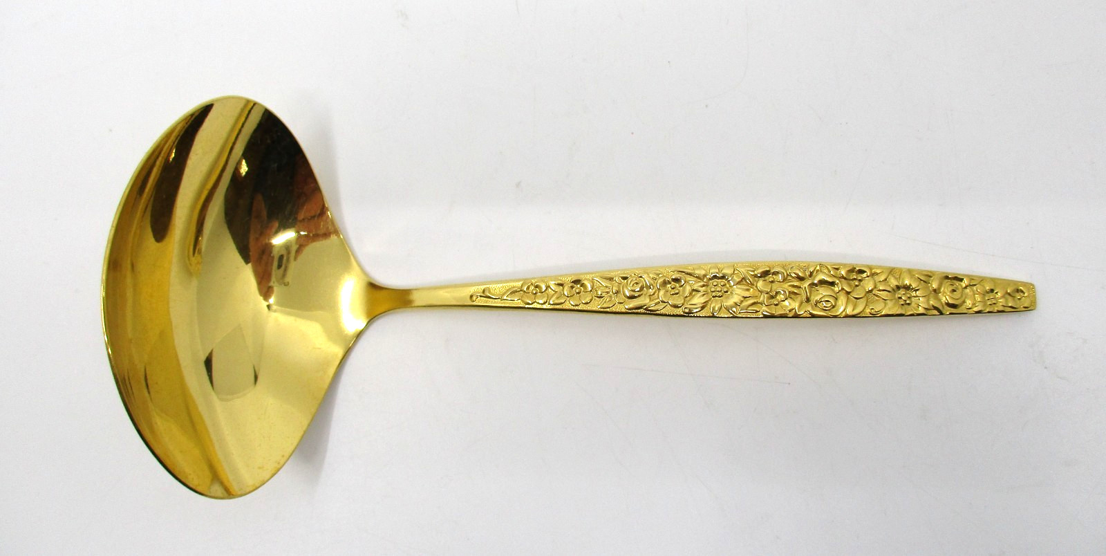 INTERNATIONAL STAINLESS GOLDEN DUBONNET GRAVY LADLE - 6 1/2" 08I