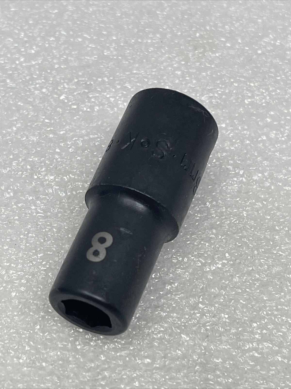 8mm SK Hand Tools 3/8” Drive, 6 Point, Semi Deep Metric Impact Socket, USA, 8978