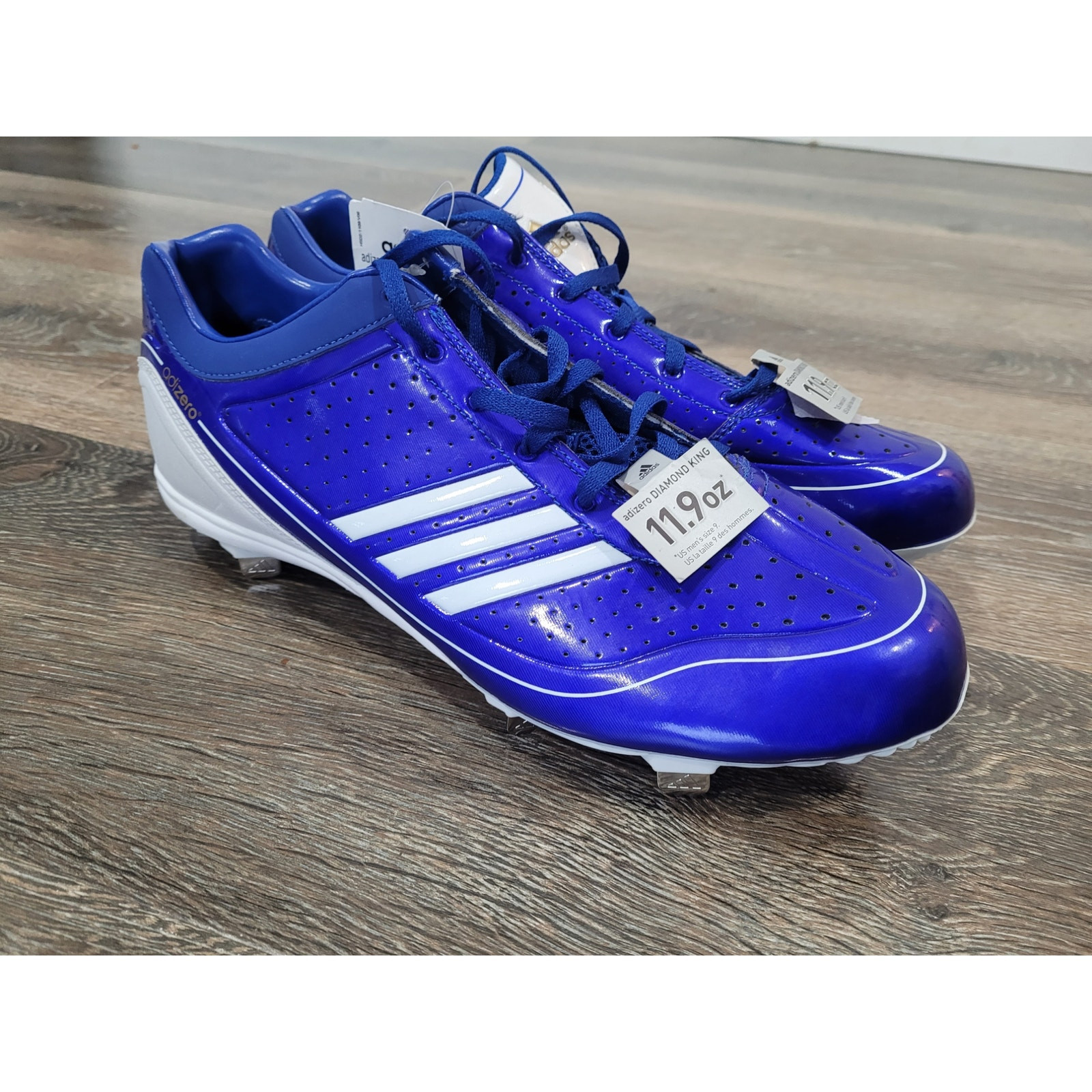 Adidas asiZero Diamond King Low Baseball Men's Cleats size 11.5