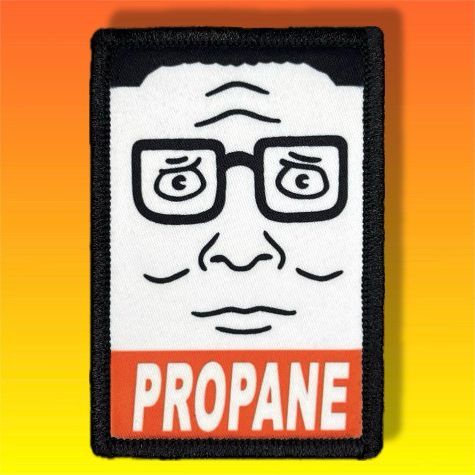King Of The Hill Propane Patch Morale / Military Tactical Hook & Loop 108
