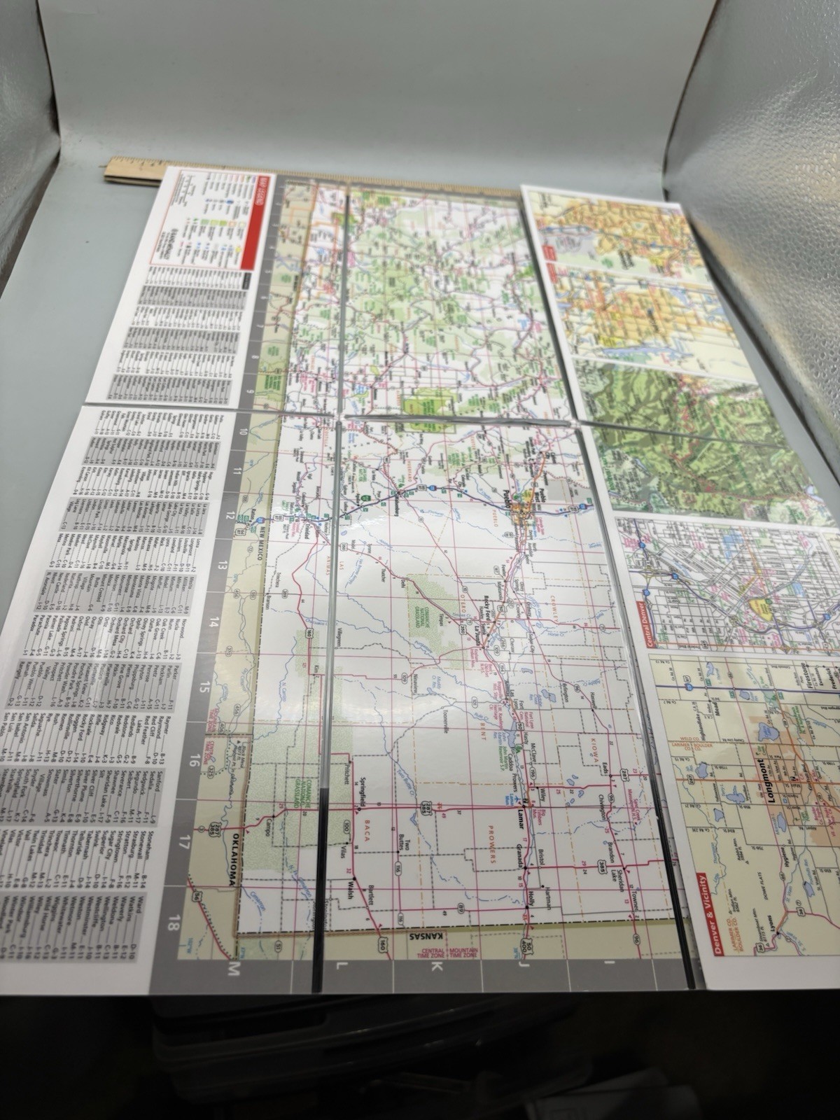 Colorado Easy-to-Fold Laminated State Map by Rand McNally