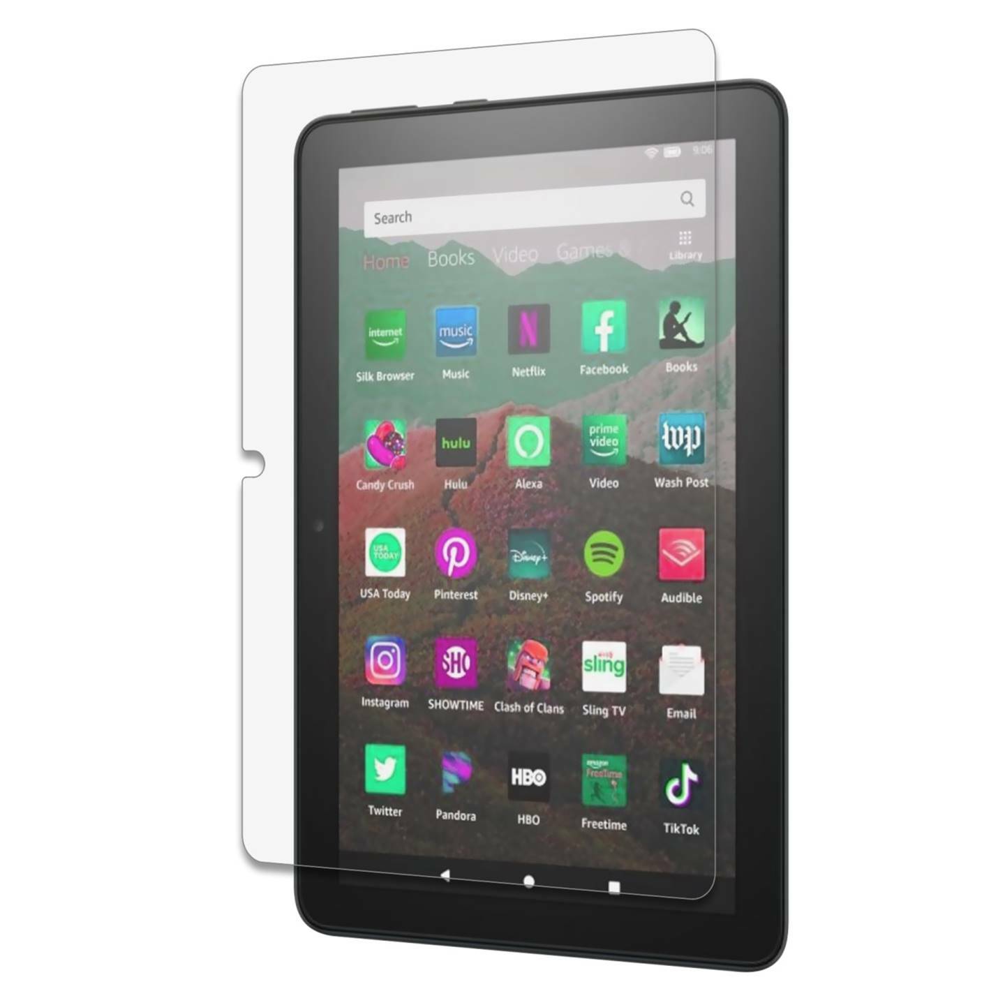 For Amazon Fire HD 8 Plus (10th Gen, 2020) - Clear Screen Protector Guard Shield
