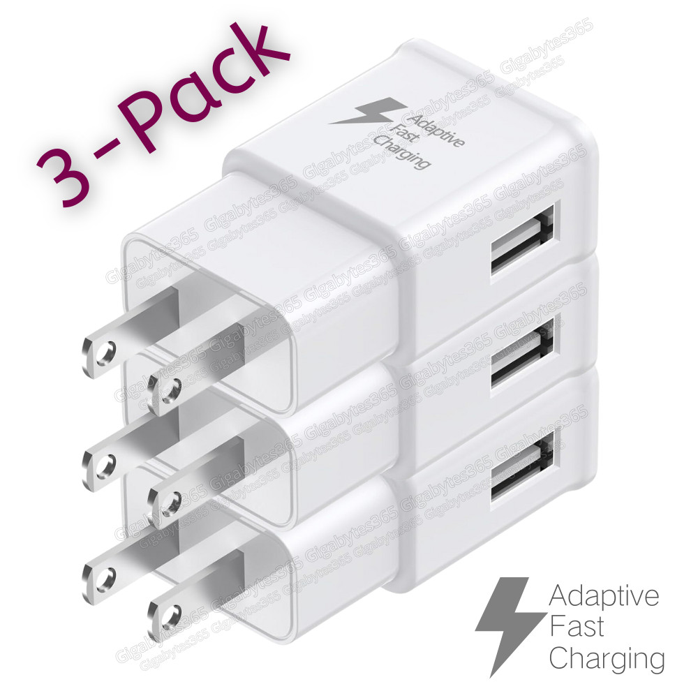 USB Wall Charger Fast Adapter Block Charging Cube Brick Box For Samsung Android