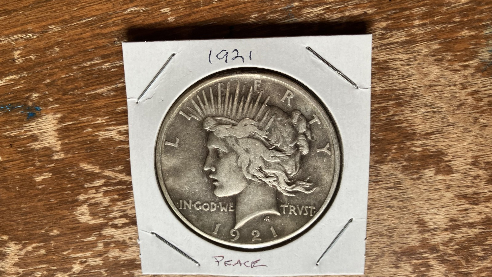 1921 peace dollar
