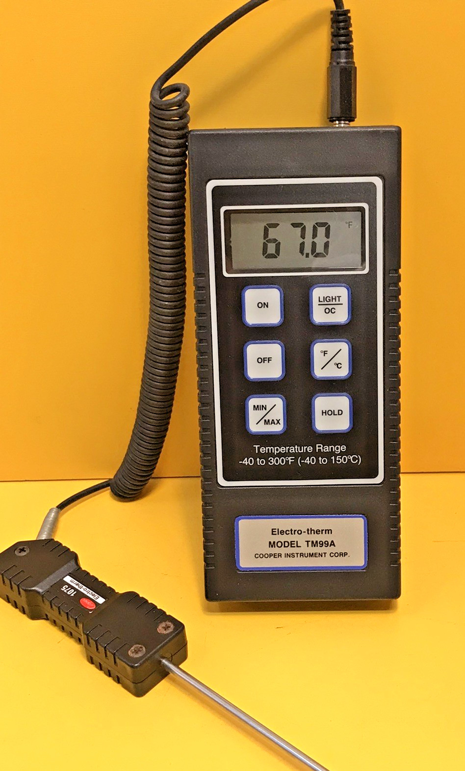 Electro-Them Model TM99A Digital Thermometer Cooper Instrument Tested/Works