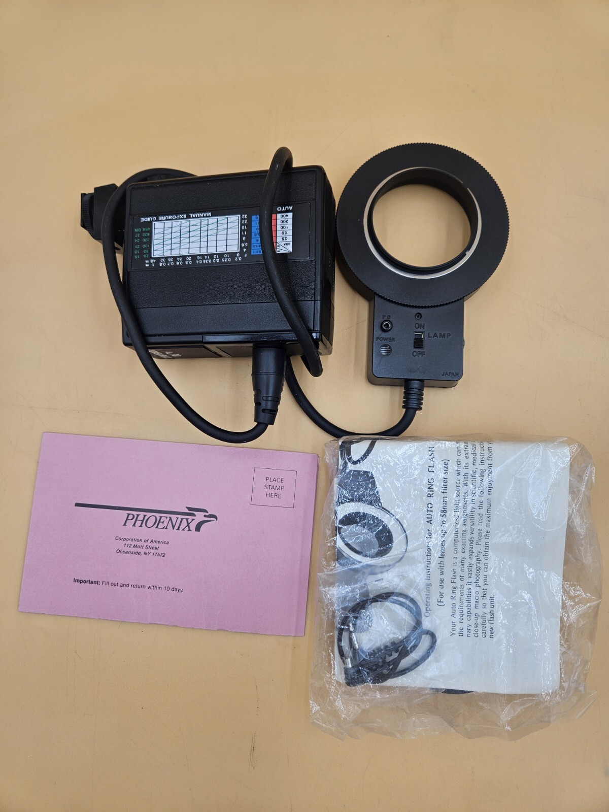 NOB Rokunar Macro Ring Flash Auto Macro 8 to fit 52mm Filter Shoe Mount