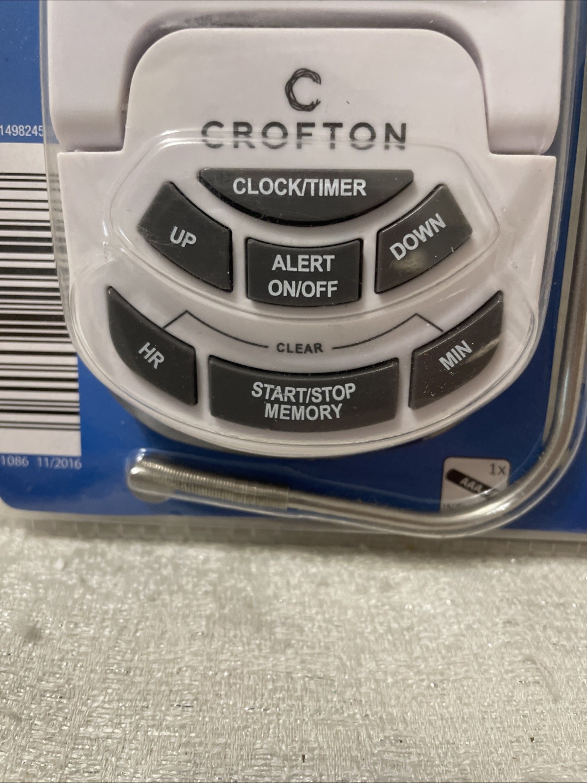 Crofton Digital Meat Thermometer W/ Probe & Timer New