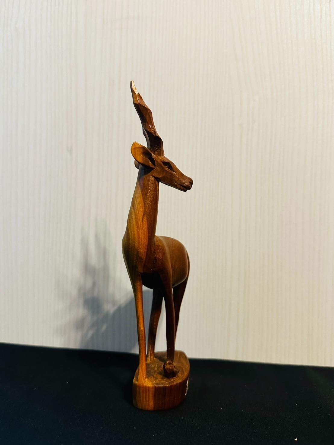 Traditional japanese Wood carving deer object
