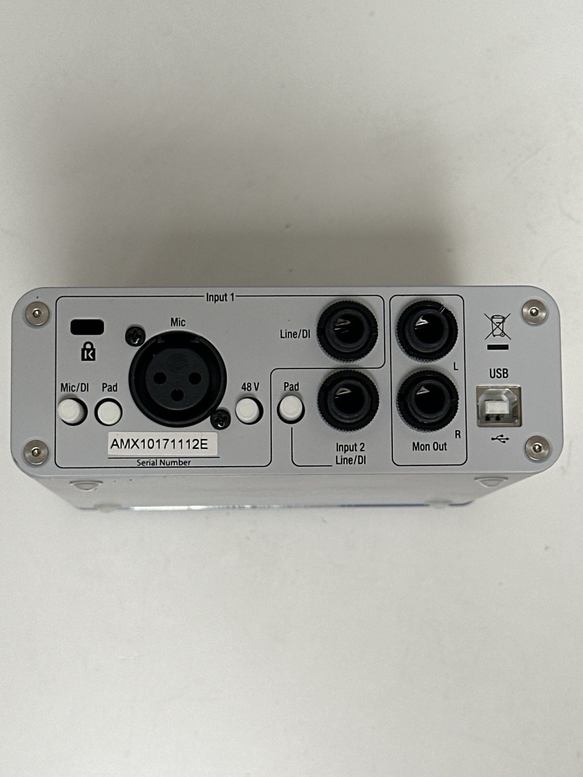 Digidesign Mbox 2 Mini USB Audio Interface Tested Win11 w/ Cable