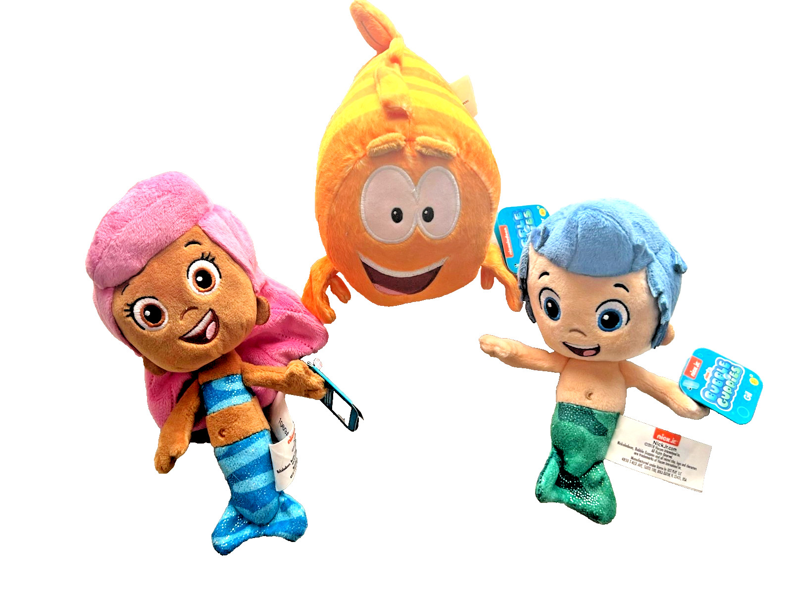 NEW with tags. Bubble Guppies Gil, Molly & Mr Grouper Plush Doll