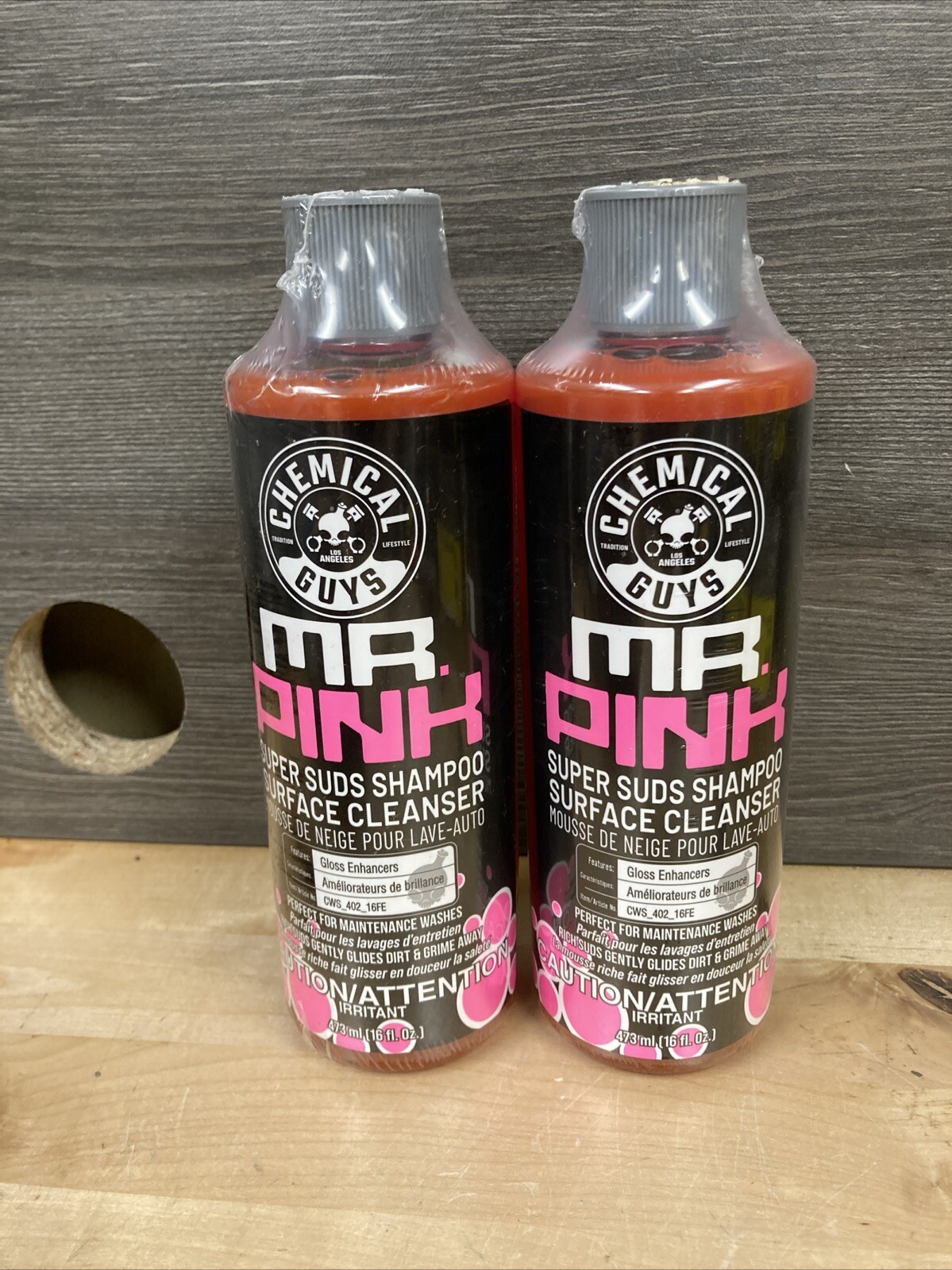2 Pack Chemical Guys Mr. Pink Super Suds Shampoo For Cars 16oz Each