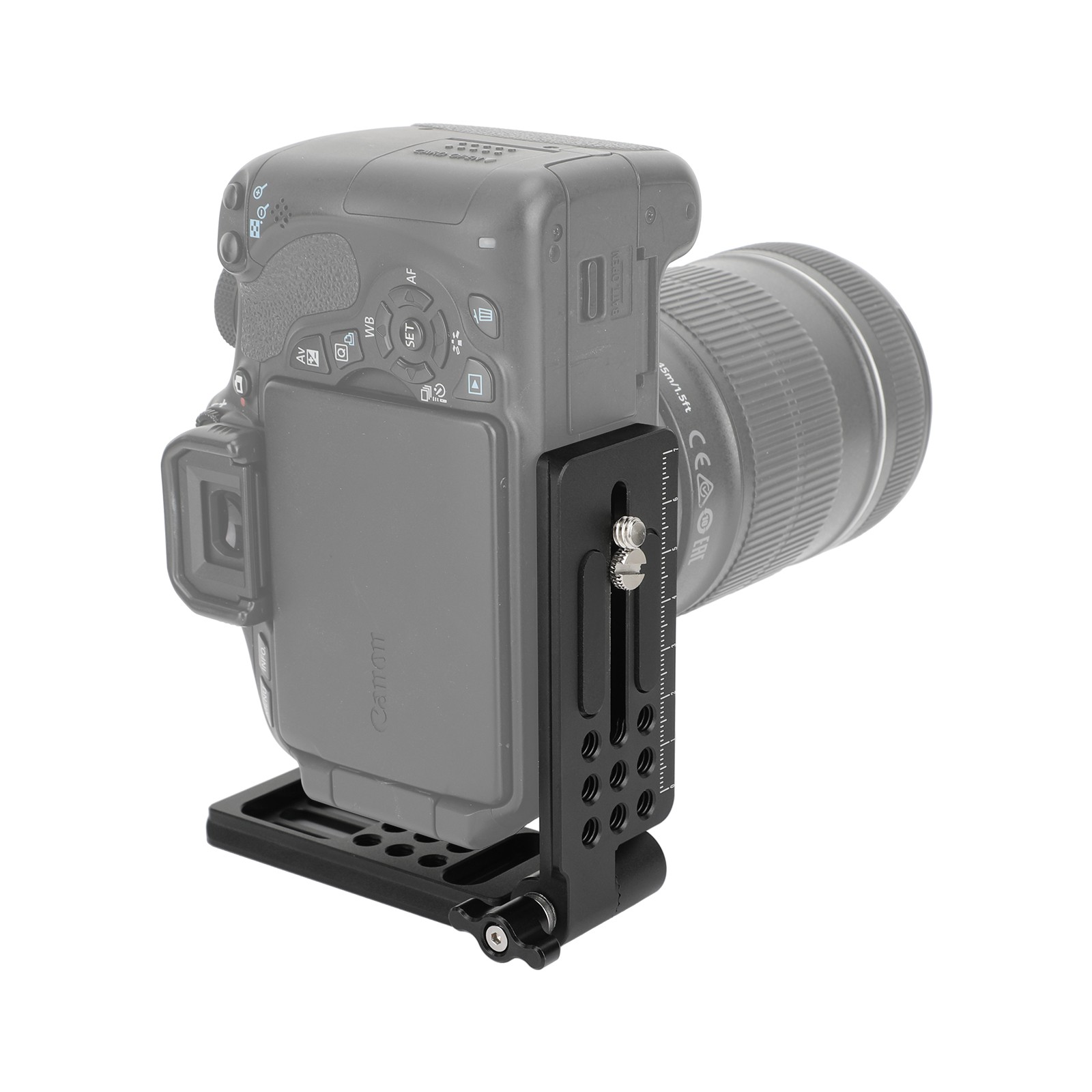 CAMVATE Foldable L-Bracket Mount with QR Arca-Type Camera Plate & 1/4"-20 Screw