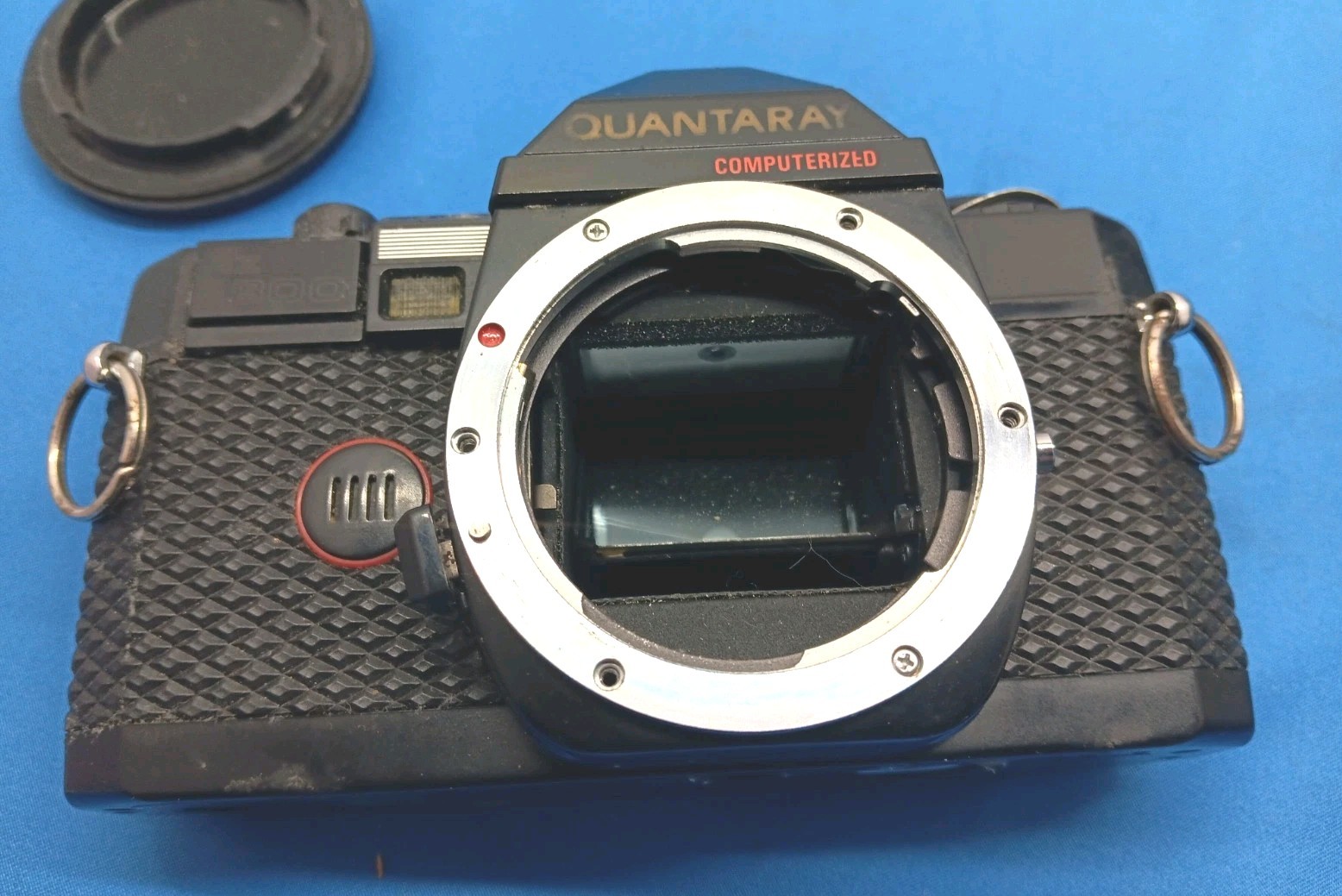 Quantaray Computerized Camera Body, Case, 3 Lenses, Flash Unit, Tint Lenses