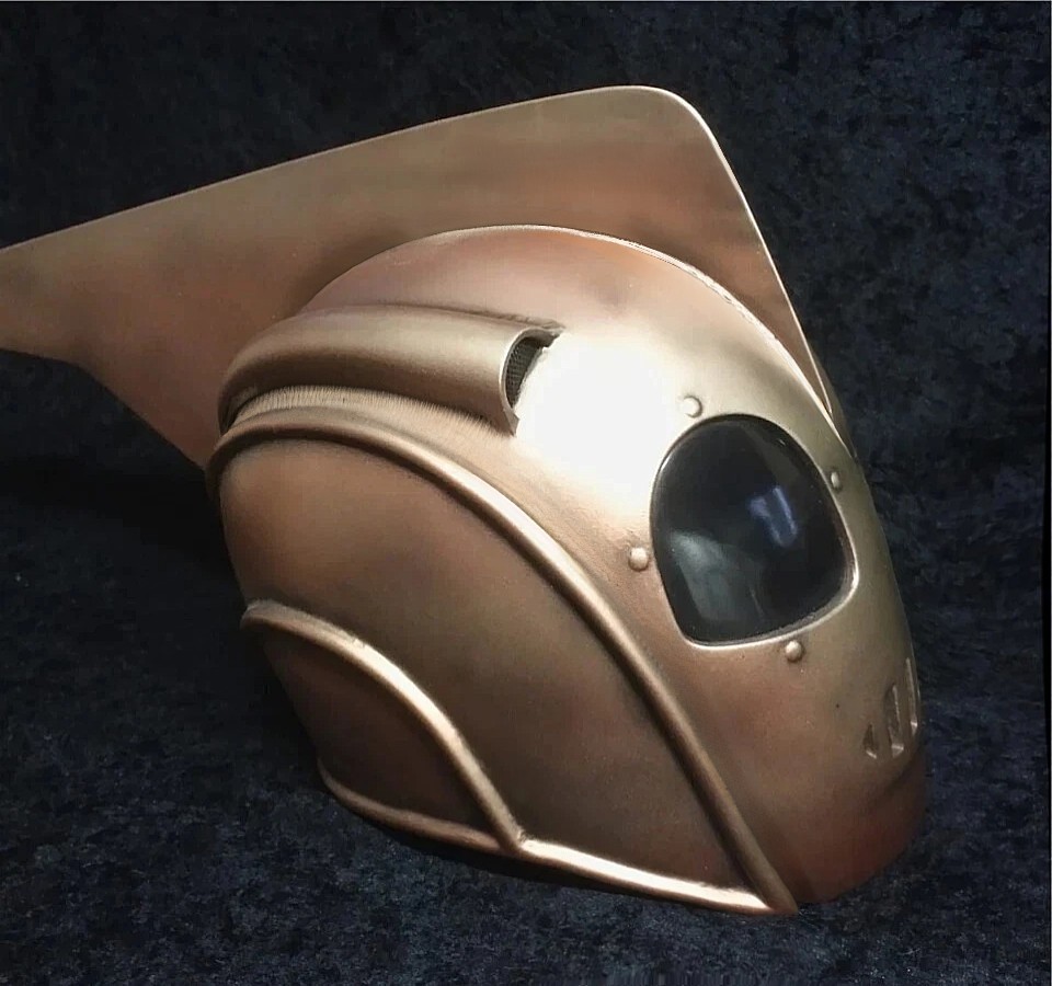 King Of The Rocket Men Steel Helmet Rocketeer Cosplay Replica Helmet
