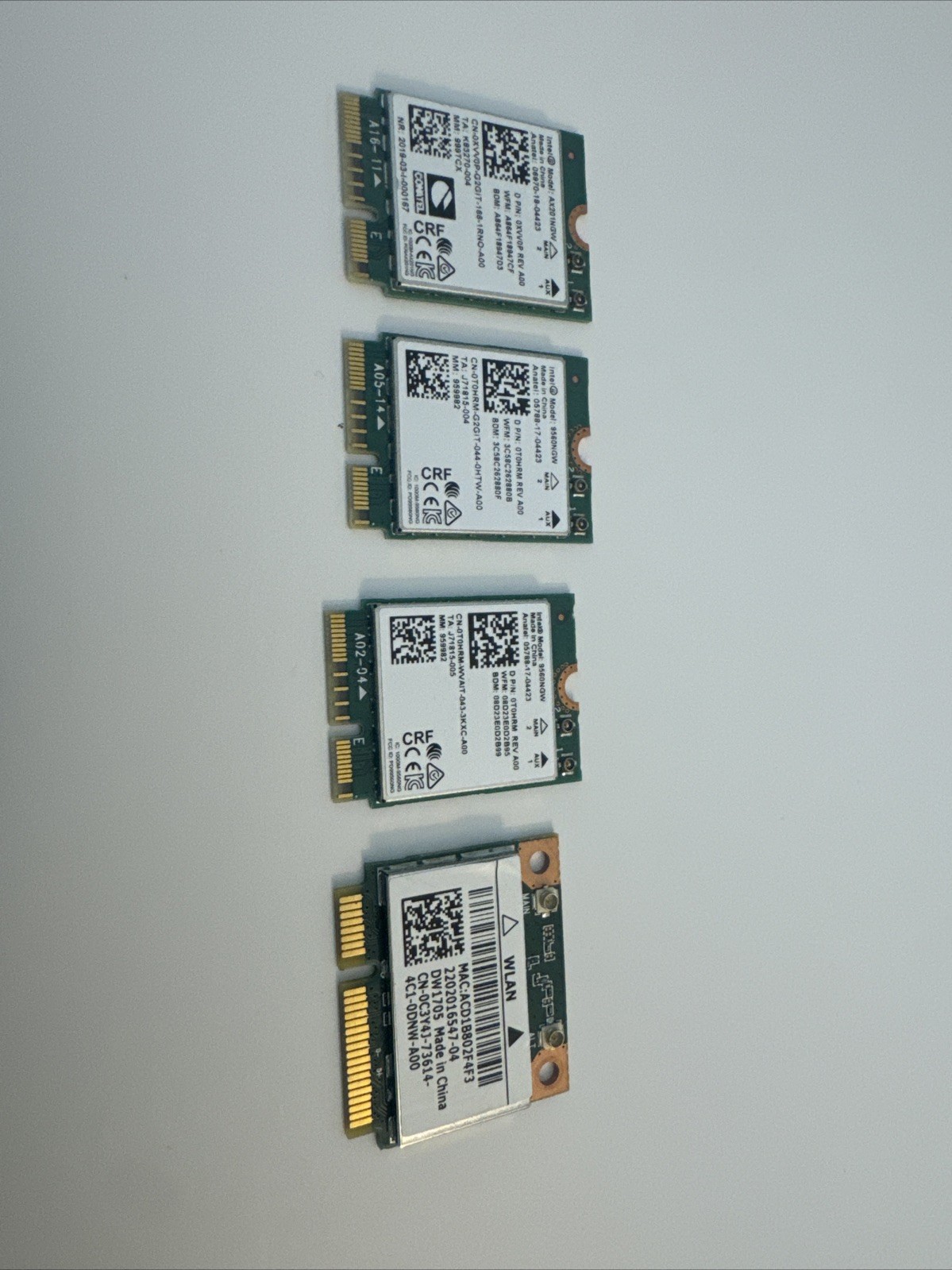 4 LOT WIFI cards mixed and matched bundle