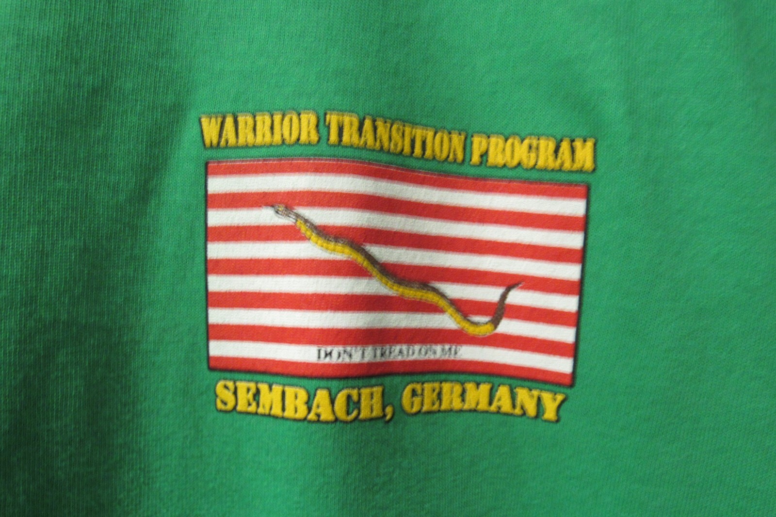 Warrior Transition Program U.S. Navy Sembach, Germany Shirt - Size Large