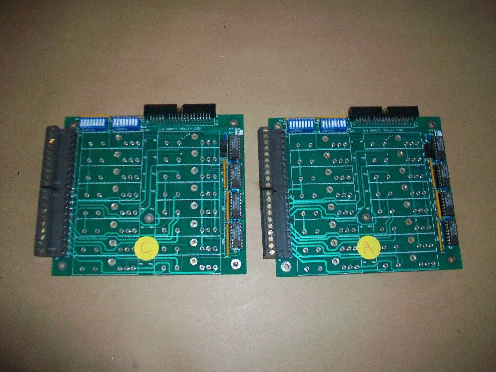 2pc US Safety Trolley Corp Relay Board  2613