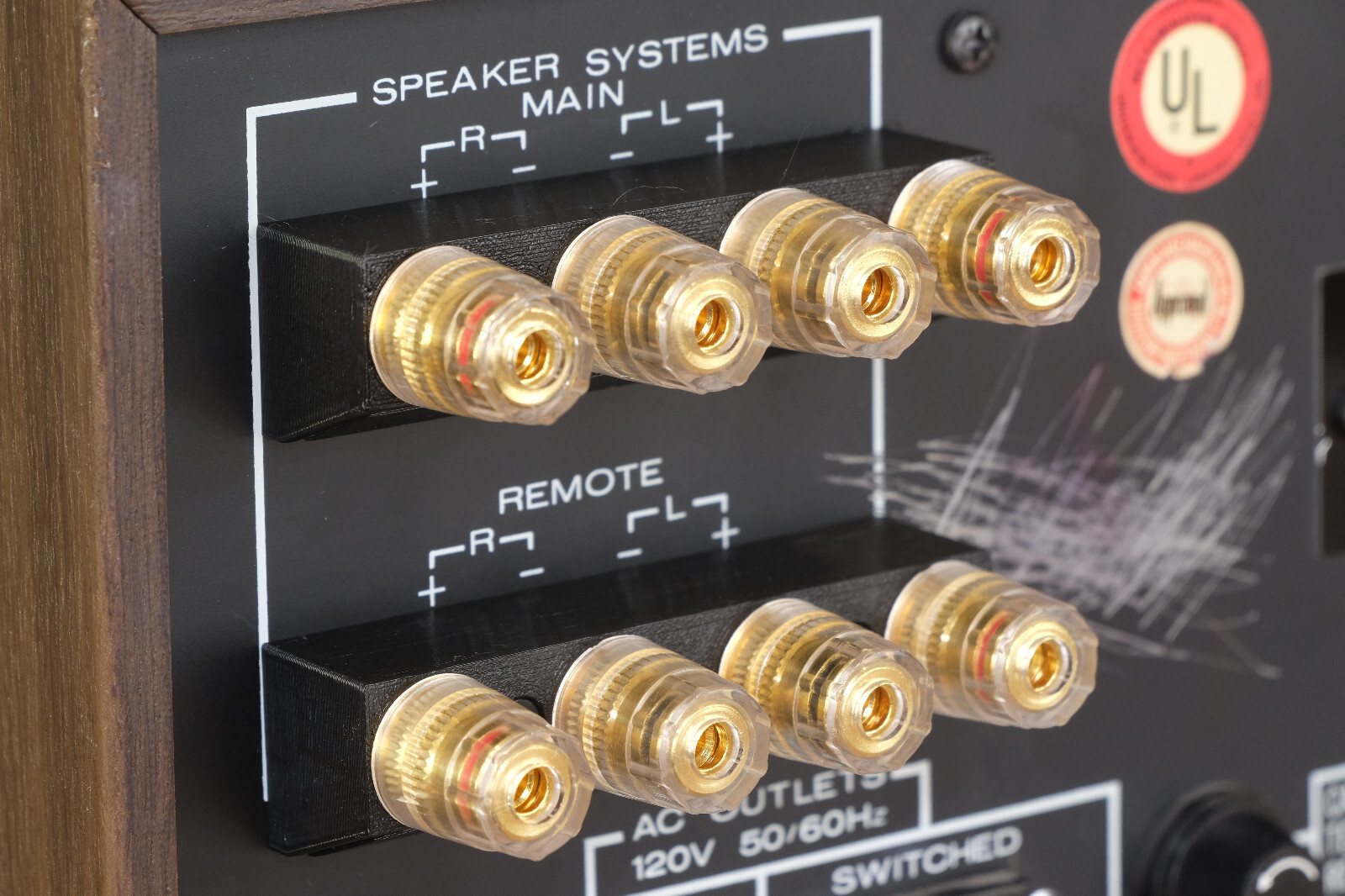 Marantz Model 26 speaker terminal upgrade kit