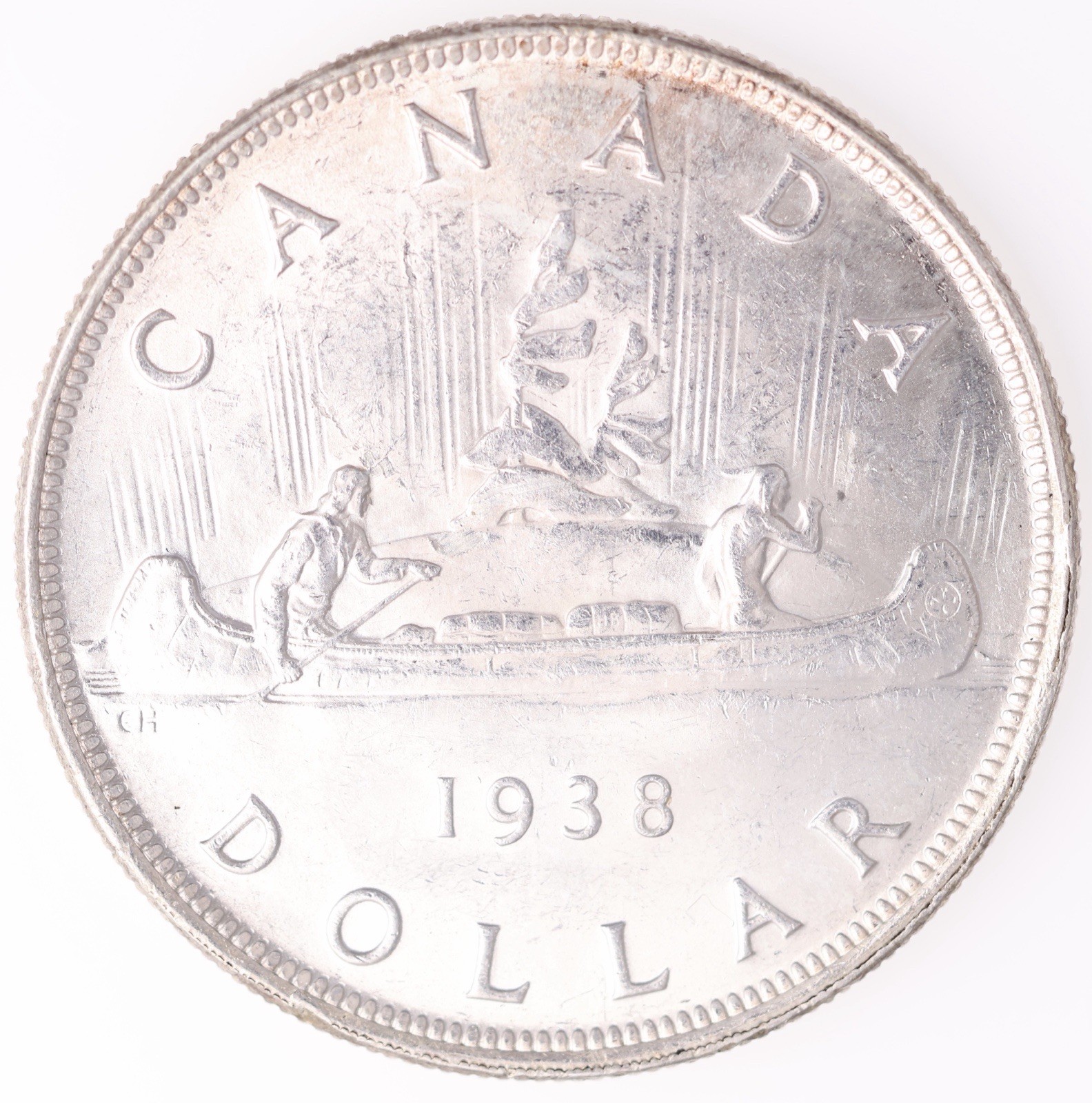 1938 Canada 1 Dollar - AU58 - Lot#69P