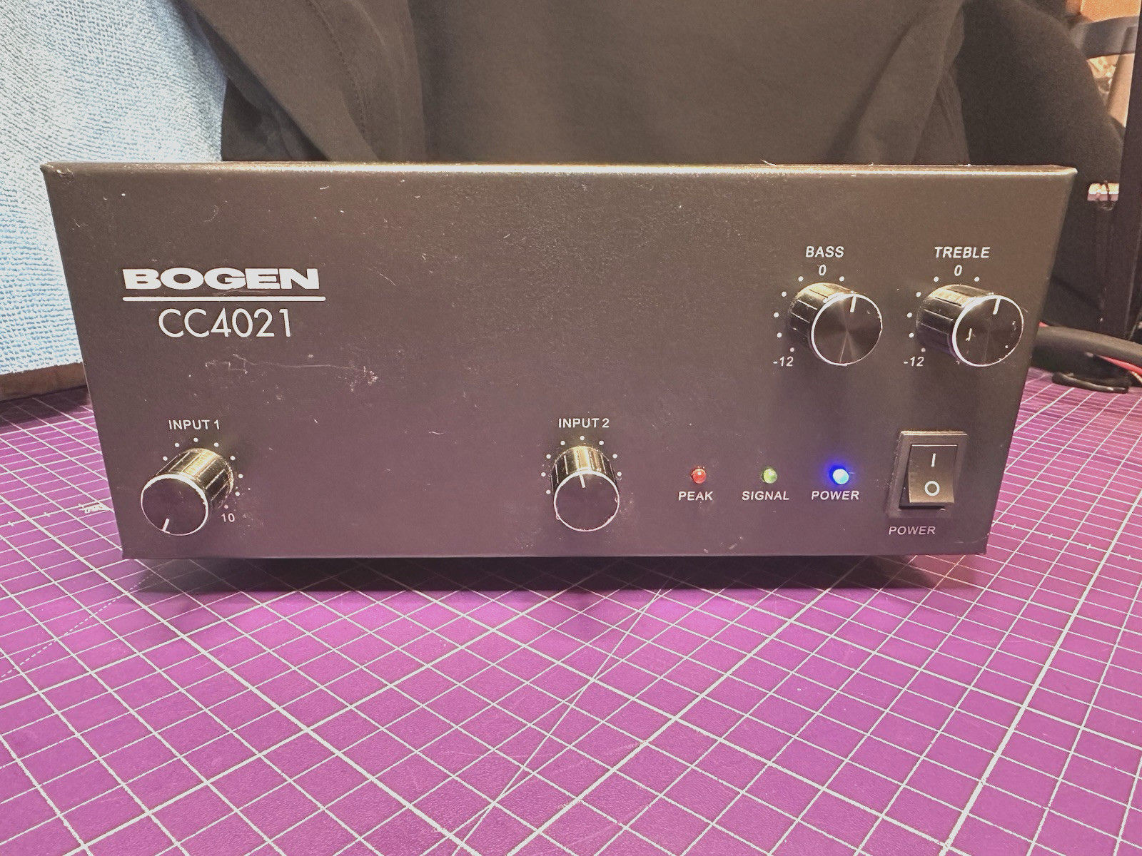 Bogen CC4021 Compact 2-Input 40W Commercial Mixer-Amplifier - Tested & Working!