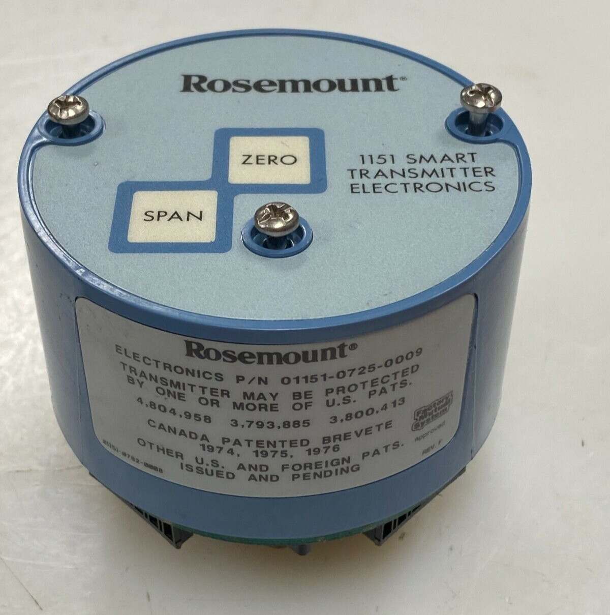 👀 NEW ROSEMOUNT 1151 SMART TRANSMITTER ELECTRONICS 01151-0725-0008