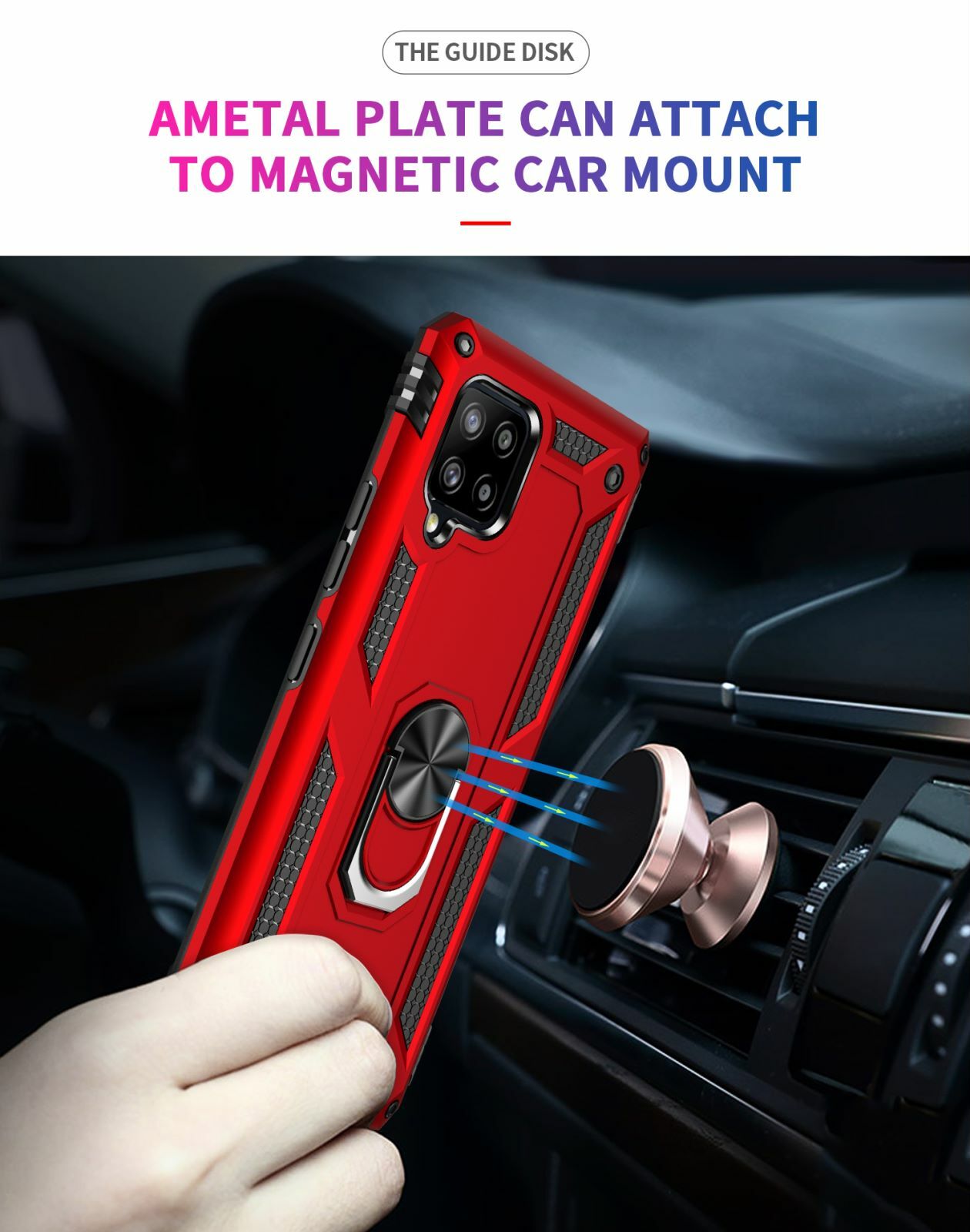 For Samsung Galaxy A42 5G Rugged Phone Case Shockproof Cover + Screen Protector