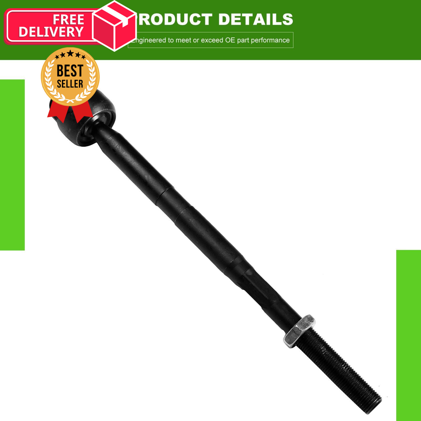 SCITOO 4pcs Front Suspension Kit Inner Tie Rod End Outer Fit...