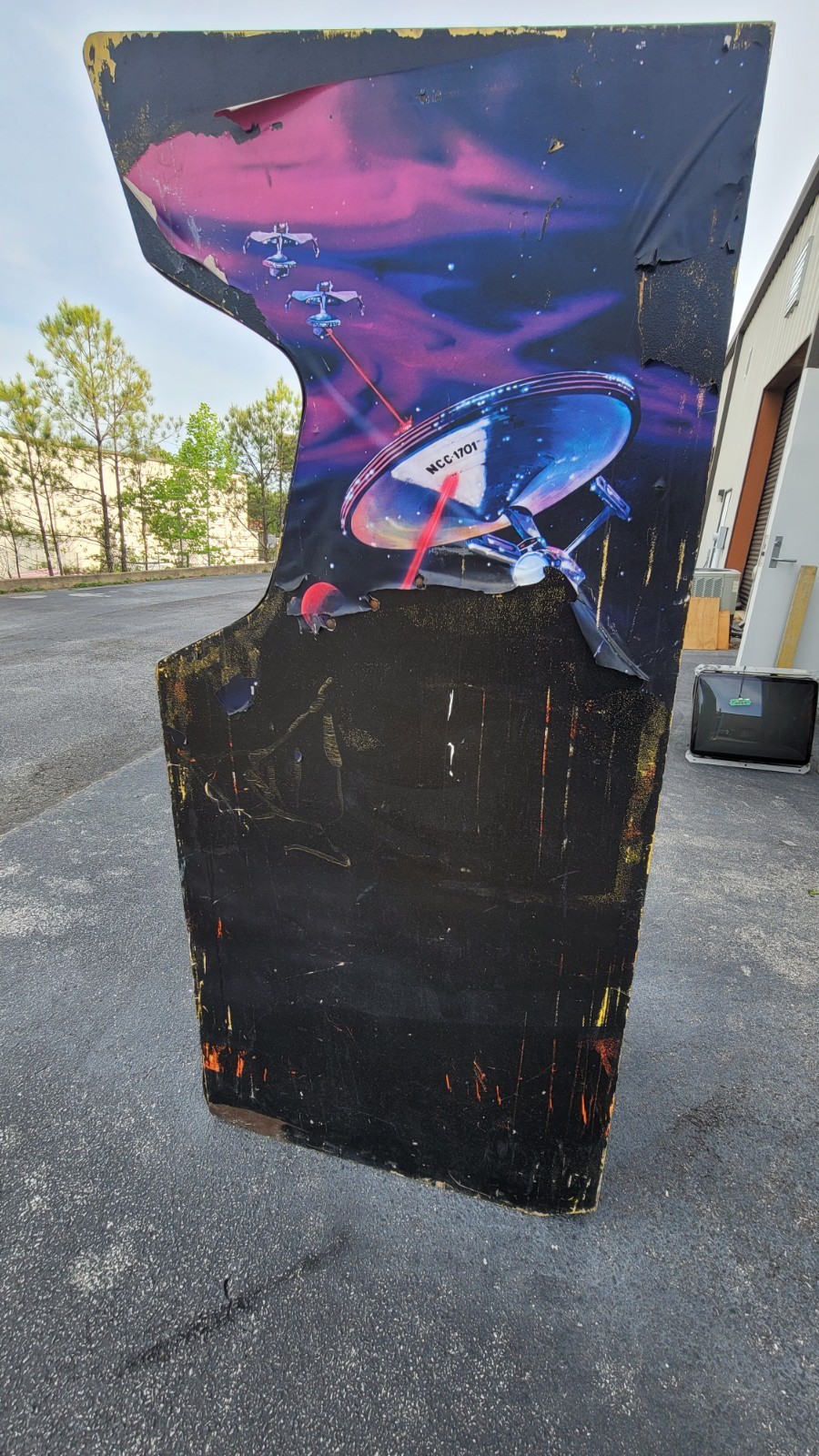 Empty Stern Video Arcade Cabinet, Atlanta (Was a Star Trek Kit)
