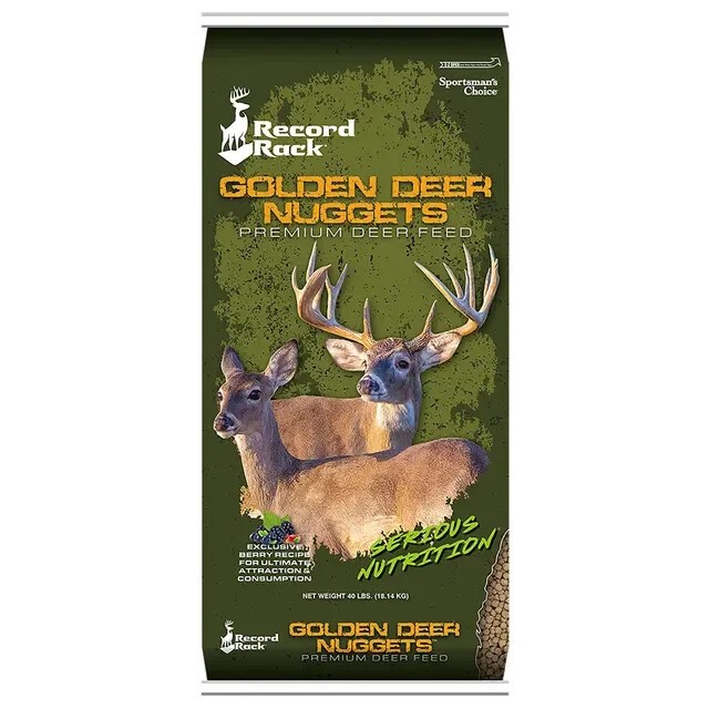 Record Rack Golden Deer Nuggets Premium Deer Feed 40lbs 45011