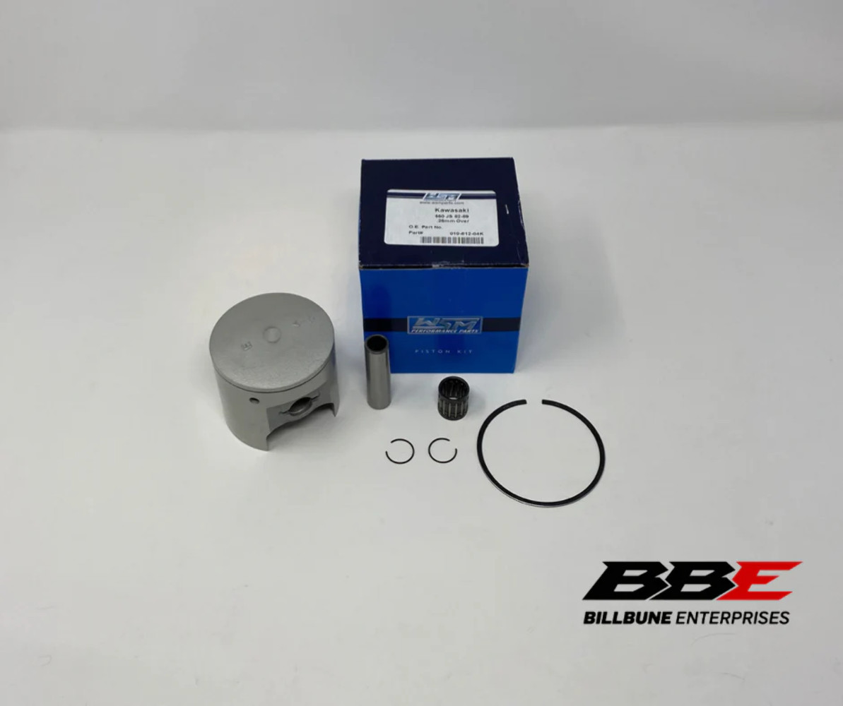'82-'90 Kawasaki JS 550 WSM .25mm / .010" O/S 75.25mm Bore Piston Kit, JS550