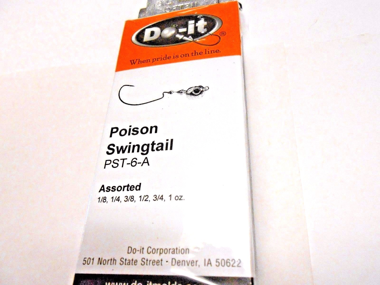 3517 DO-IT POISON SWINGTAIL JIG Free Ship @ $75.00