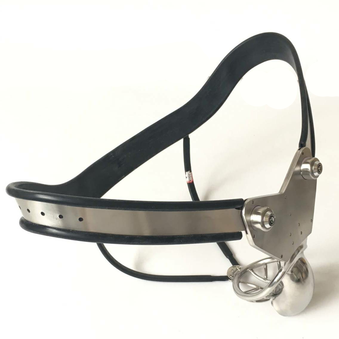 Stainless Steel Male Chastity Belt Cage Underwear Silicone Belt Pantys BDSM