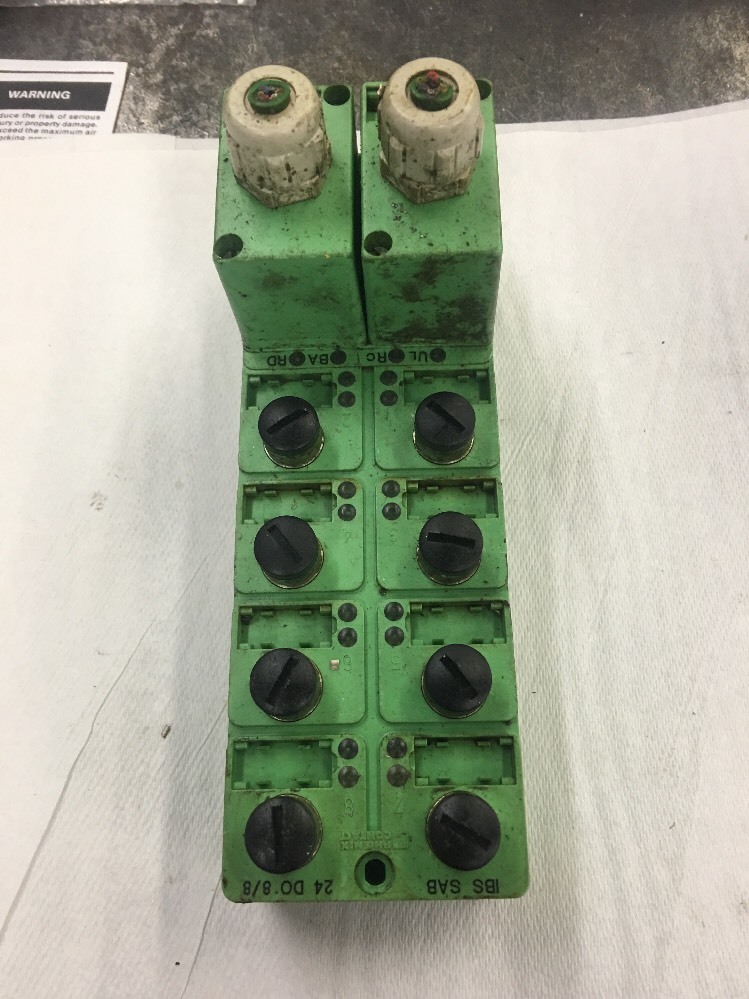 INTERBUS IBS SAB 24 DO 8/8  MODULE IDENT 09 2750934 FREE SHIP #3 K