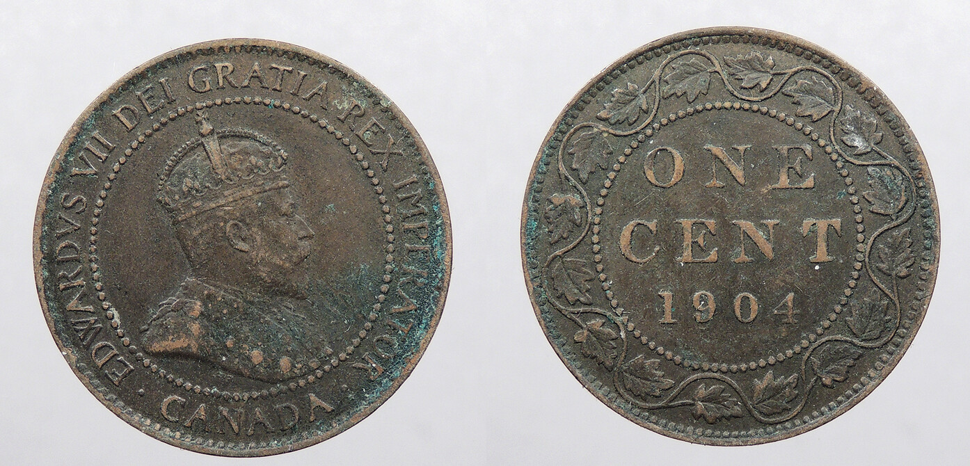 CANADA 1904 Cent Victoria #WC102287