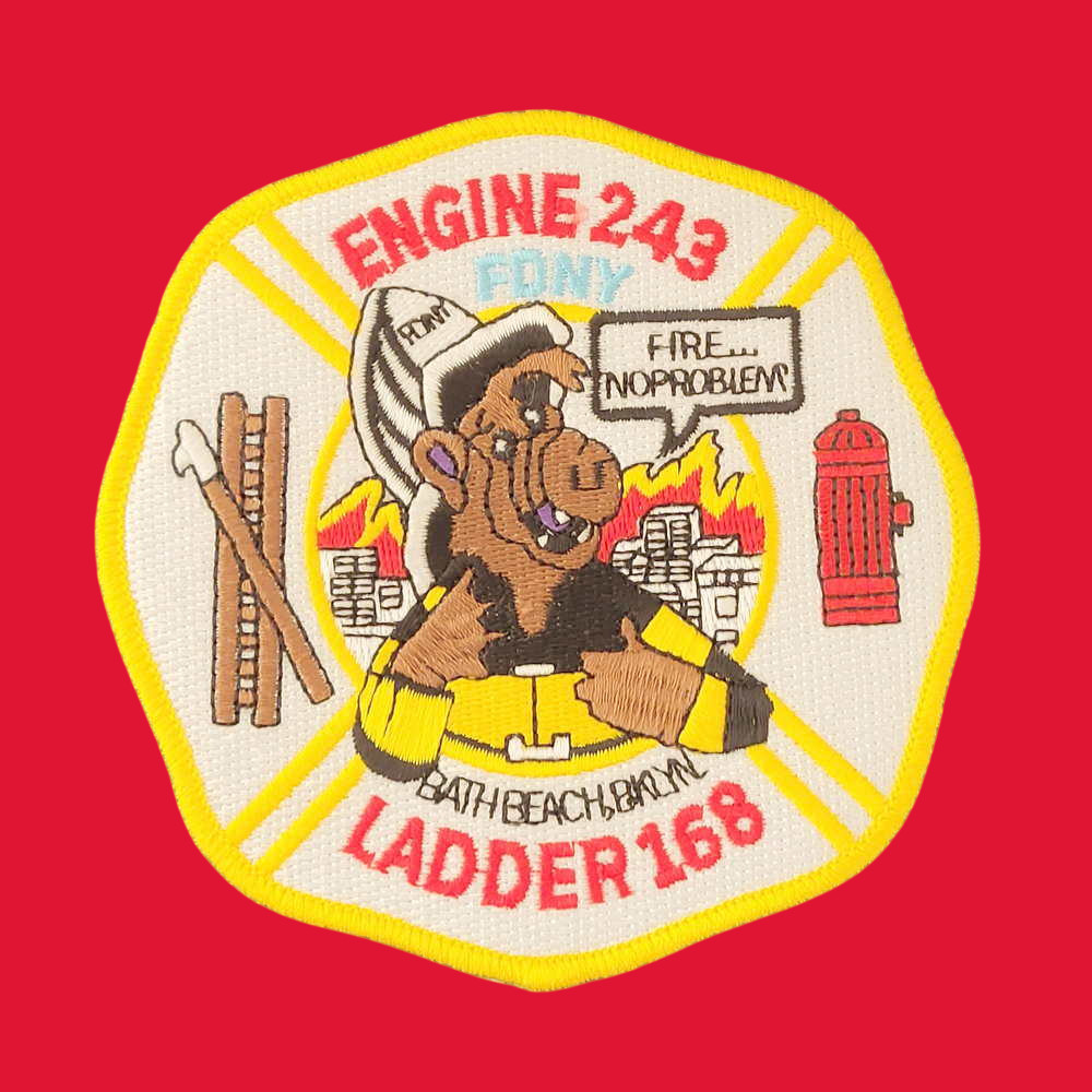 Firefighter Patch F.D.N.Y.   Engine 243 / Ladder 168