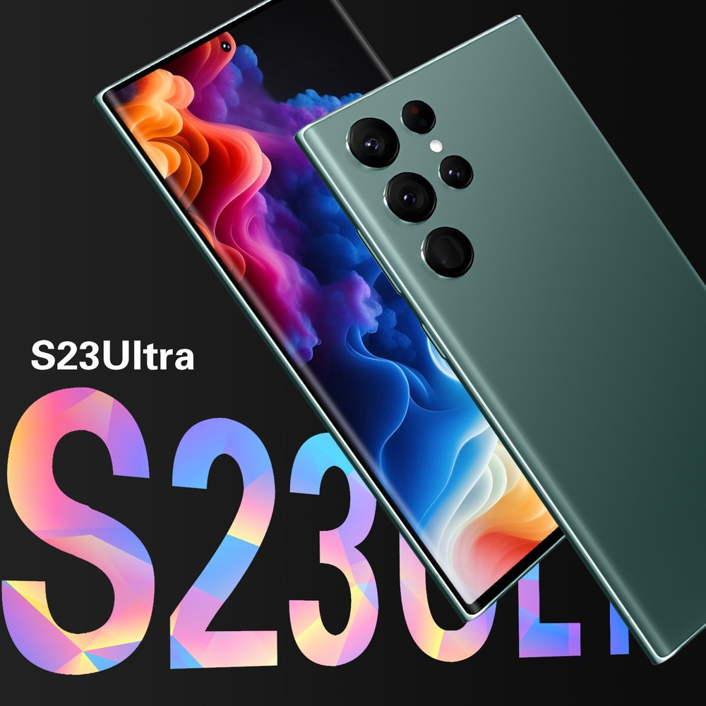 S23 Ultra 8+256GB Smartphone 7.3 Factory Unlocked Android Mobile Phones 8000mAh