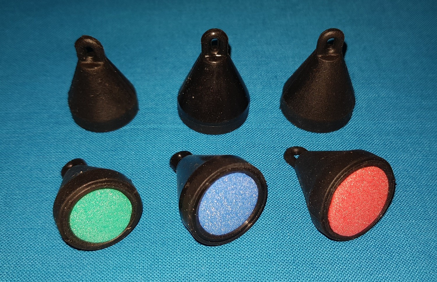 3 x Rummet Rubber Coated Plummets