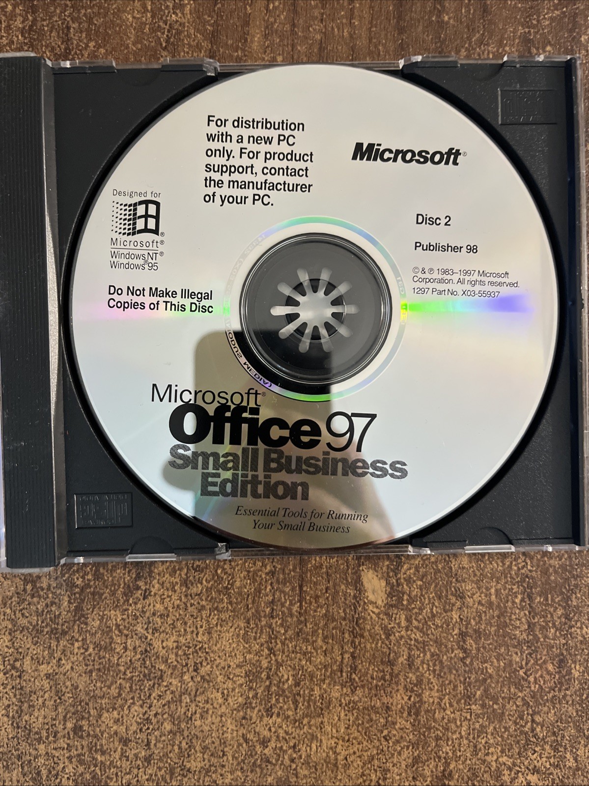 Microsoft Office 97 small business Disc 2