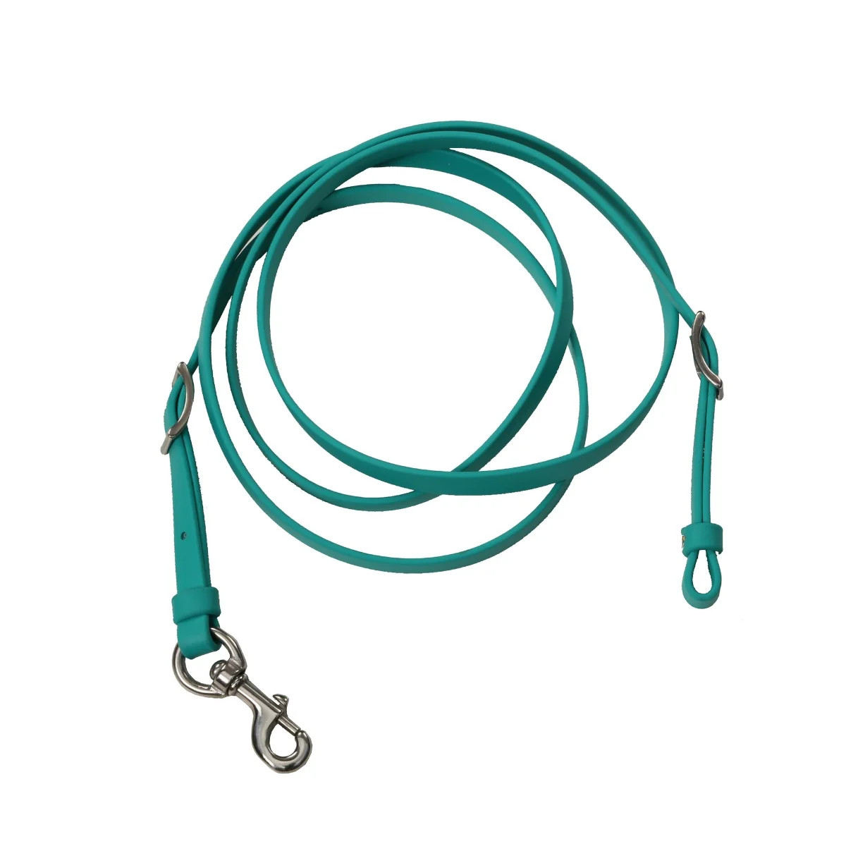 BioThane Beta Roper Reins, 5/8" x 8', Teal