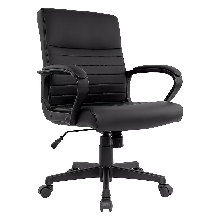 STAPLES Tervina Luxura Mid-Back Manager Chair...