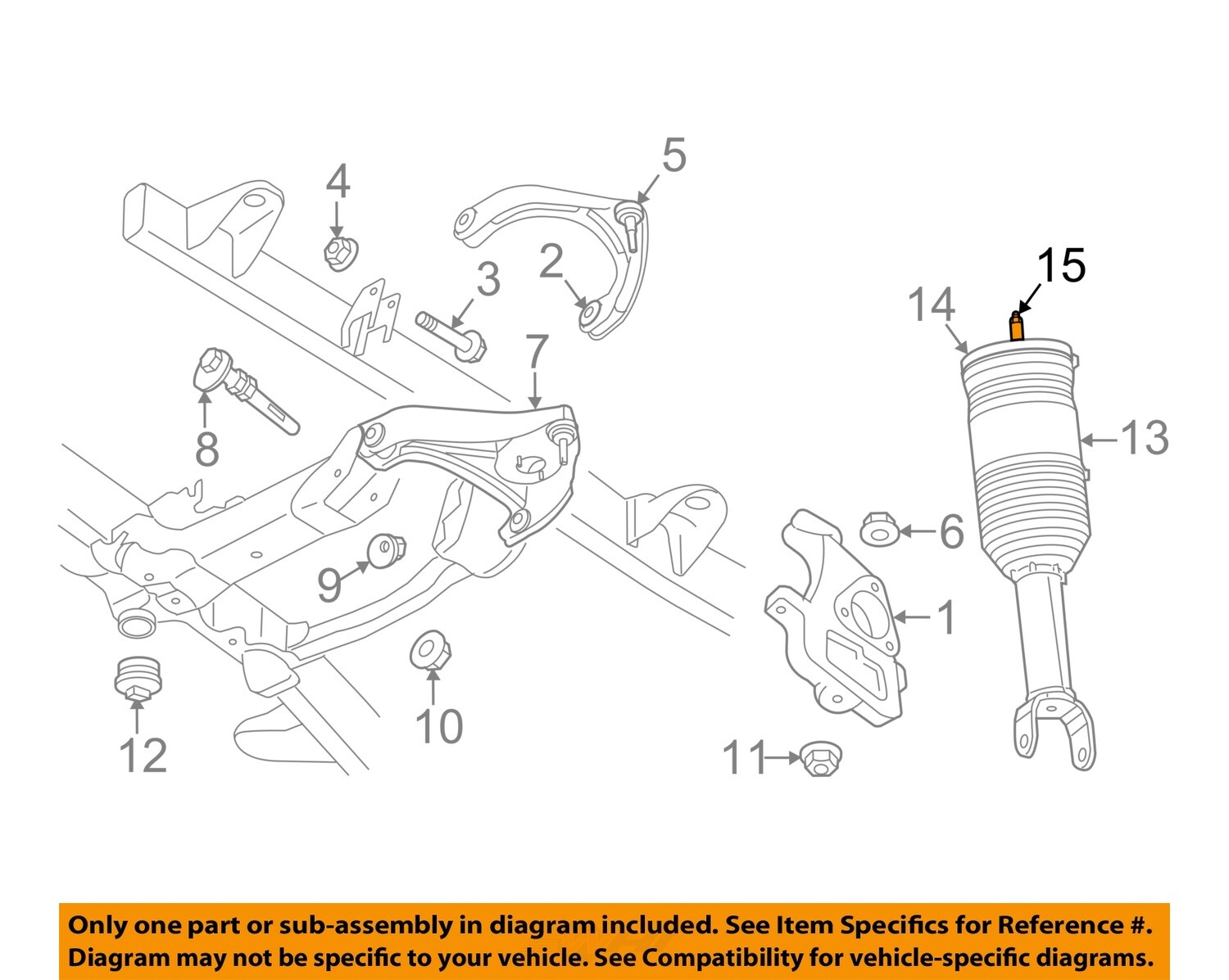 CHRYSLER OEM 13-22 1500 Classic Front Suspension 68210182AA